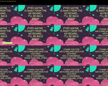 pyrowayne — 9 minute Chaturbate female cam video, 1080p, Sep 28, 2021